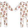 Birdie Bean Beary Sweet Ribbed Convertible Romper