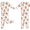 Birdie Bean Beary Sweet Ribbed 2-Piece Pajamas