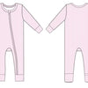 Birdie Bean Ribbed Ruffle Convertible Romper Baby One-Piece Outfit Soft Cotton