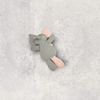 Pink Lemonade Knit Baby Elephant Toy