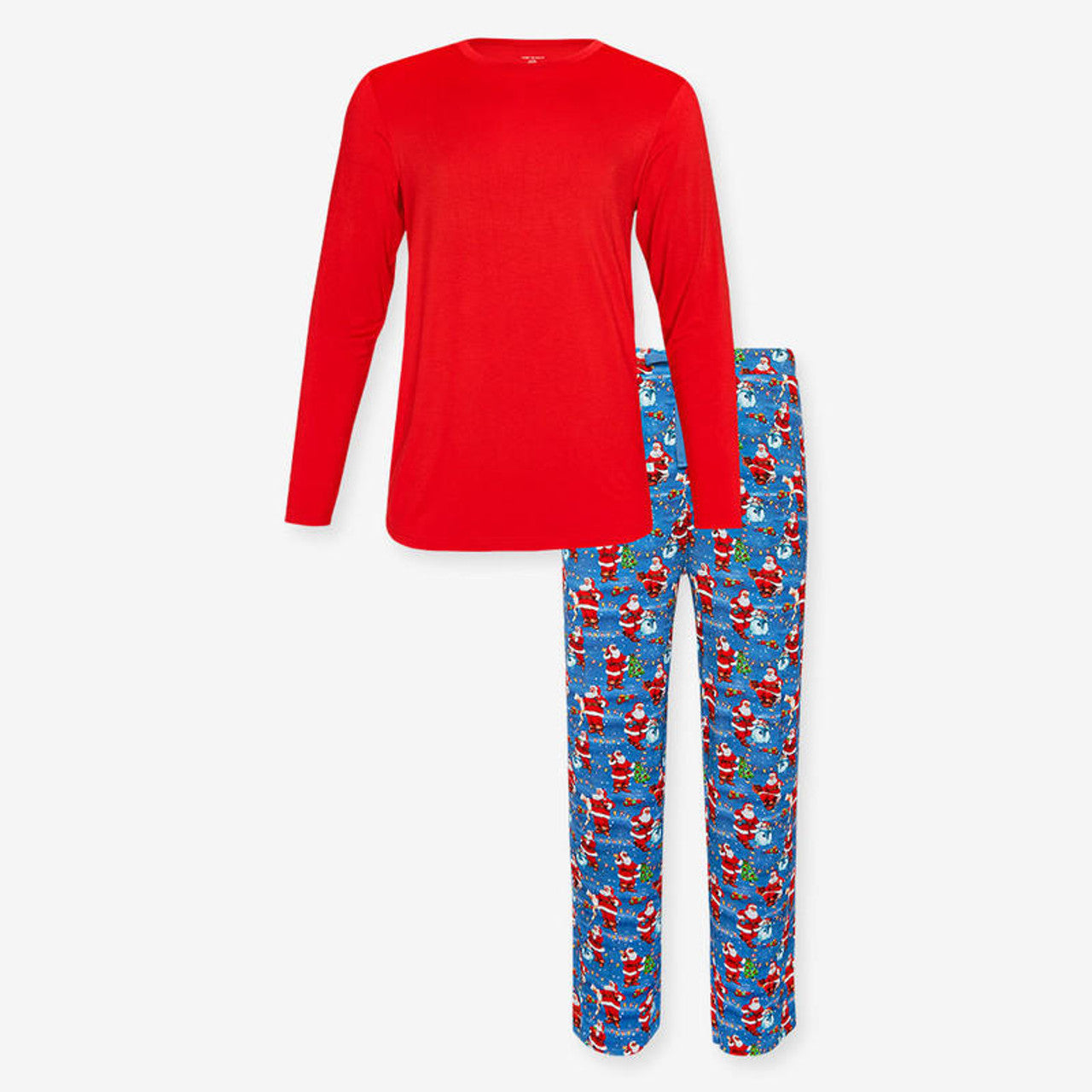 Posh Peanut Men's Long Sleeve Pajama, Santa Clause – Maison Baby