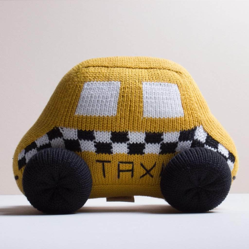 Estella Organic Stuffed Toys, Taxi Car, Medium Sized – Maison Baby & Kids