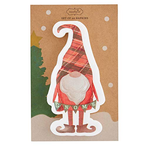 Mud Pie Papierservietten In Zwergform – 20 Stück, 17,8x10,2 Cm, Süße Deko Für Partys