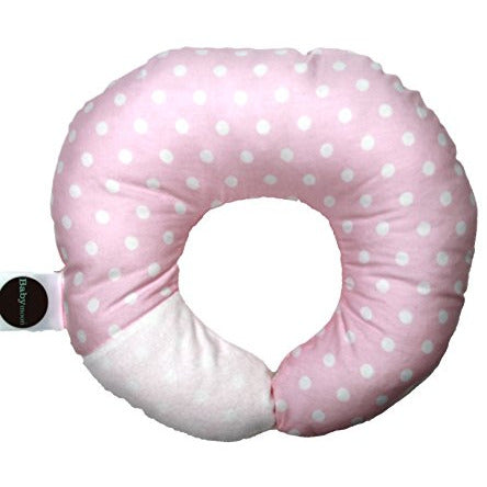 Babymoon Pale Pink Dot Head and Neck Support Pod Maison Baby Kids