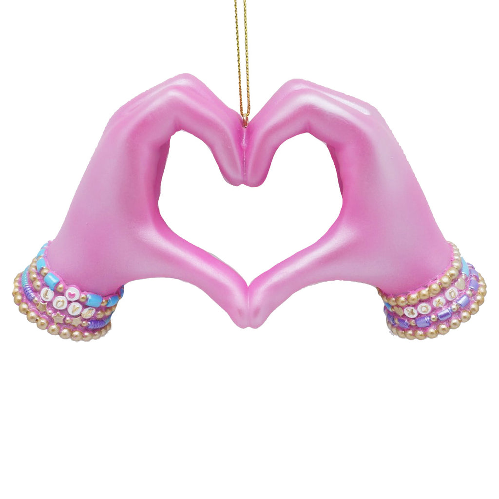 Kurt Adler Heart Hands Ornament