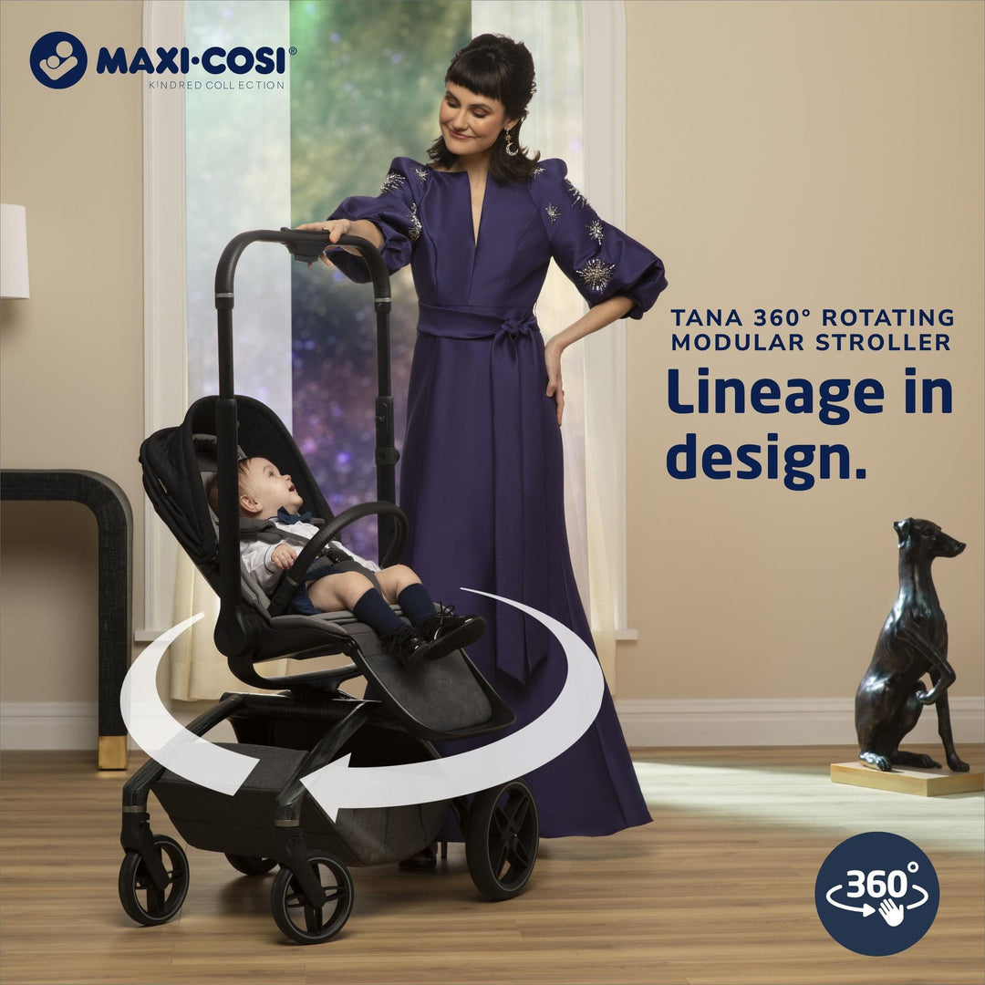 maxi cosi lamp Maxi Cosi Tana 360 Rotating Modular Stroller, Onyx Heritage