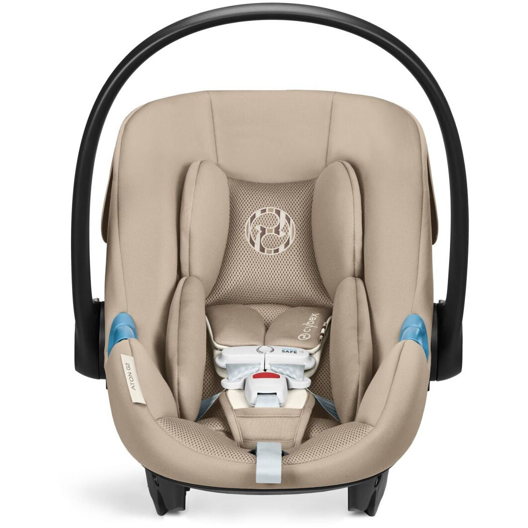 cybex aton 2 dimensions Aton G2 Infant Car Seat with Load Leg Base by Cybex Moon Black
