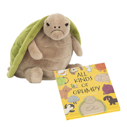 Grumpy Turtle Plush Jellycat All Kinds of Grump + Timmy Turtle Gift Set – Maison Baby & Kids