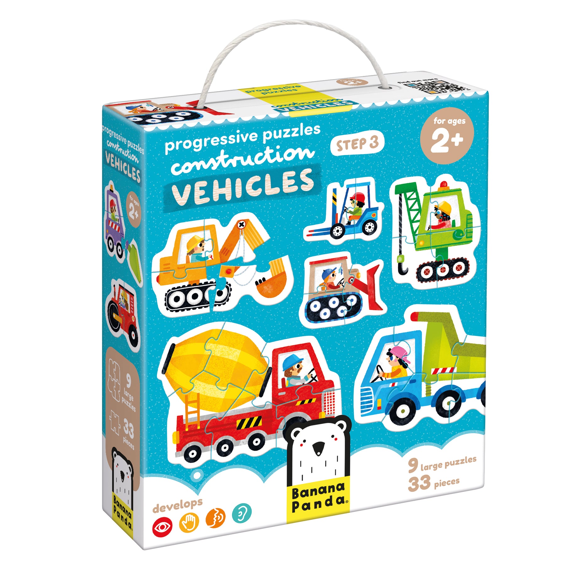 Construction Vehicles, Children's Puzzles, Jigsaw Puzzles, Products