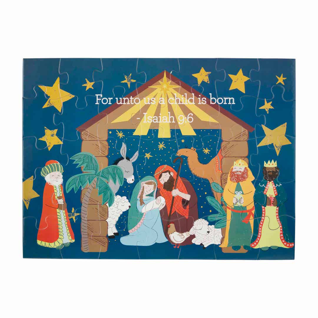 Mud Pie Nativity Floor Puzzle – Maison Baby & Kids