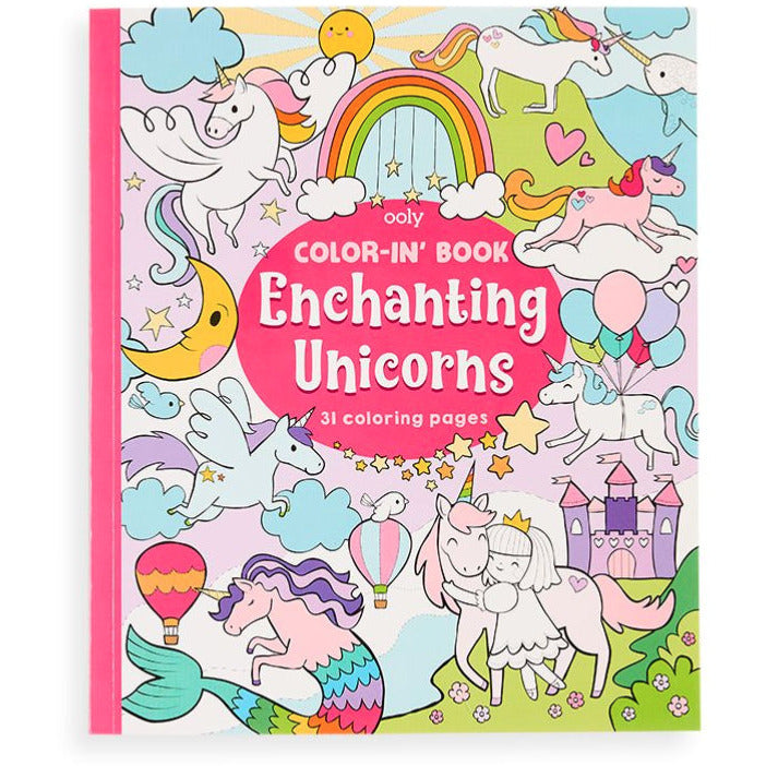 OOLY Coloring Book Enchanting Unicorns Maison Baby & Kids
