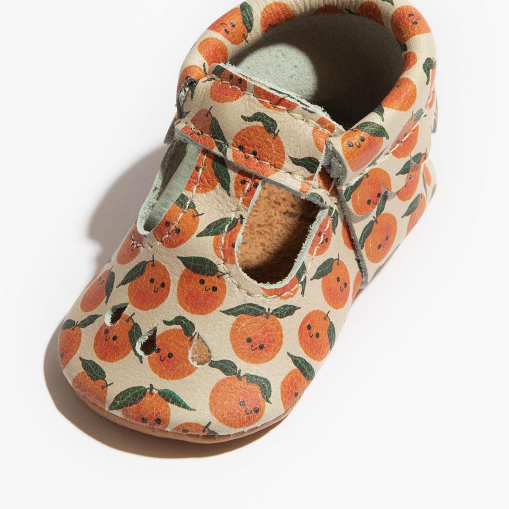 Freshly Picked Orange You Sweet Mary Jane Mini Sole – Maison Baby